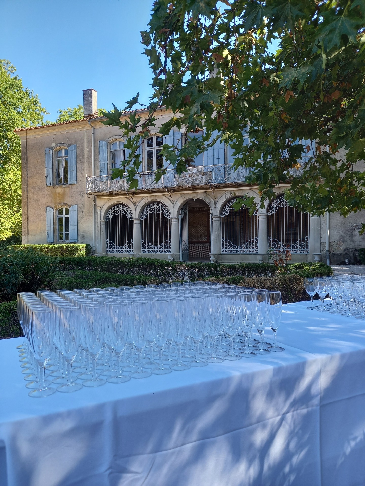 Cocktail au CHATEAU DE LA RODE